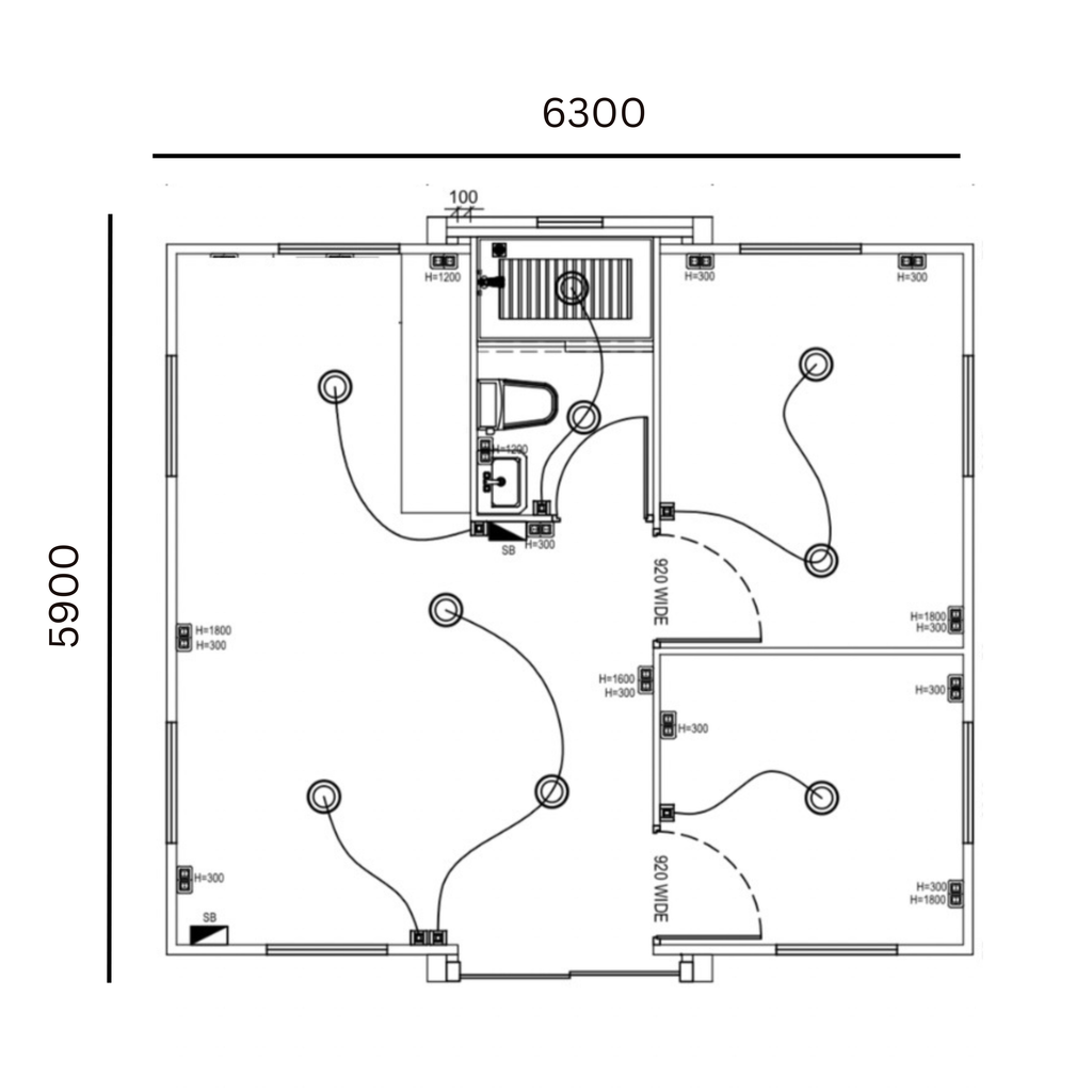 220 20FT Expandable Modular Home - 37sqm